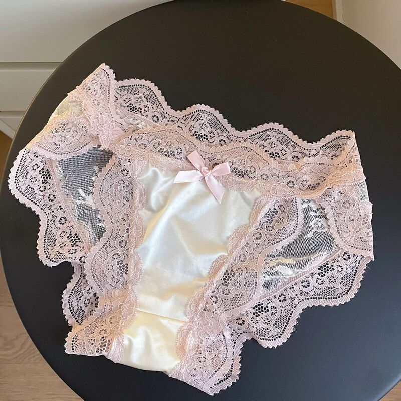 French Pure Lace ~ New High Romantic Large Lace Sexy High Split Long Leg Panties Women Low Waist French Pure Lace ~ New High Romantic Large Lace Sexy High Split Long Leg Panties Women Low Waist