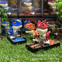 Deformation Dinosaur Alloy Series Tyrannosaurus Rex Velociraptor Triceratops Children's Action Figure Shelf Decor Kindergarten Gift for Boys
