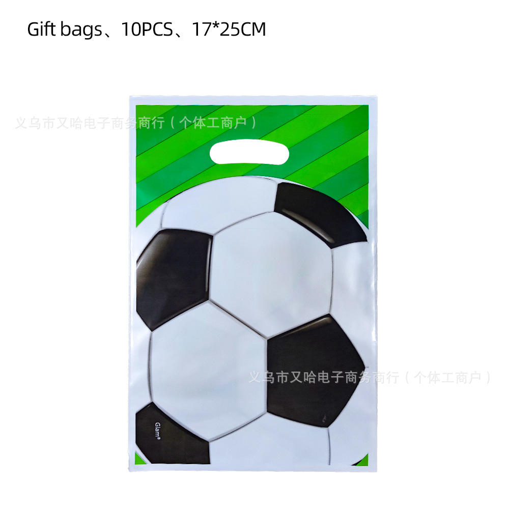 国境を越えた粉犬爪パーティーギフトバッグラグビー漫画ギフトバッグプラスチックキャンディーバッグ誕生日パーティー装飾品