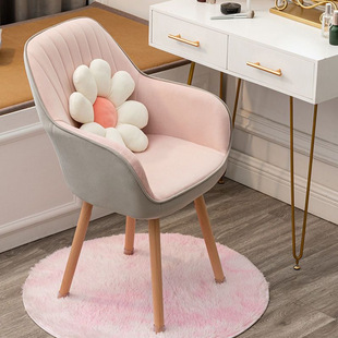 Computer Chair for Home Study, Comfortable for Long Sitting, Bedroom Makeup and Manicure, Student Dormitory, Children's Study Desk, Writing Chair
