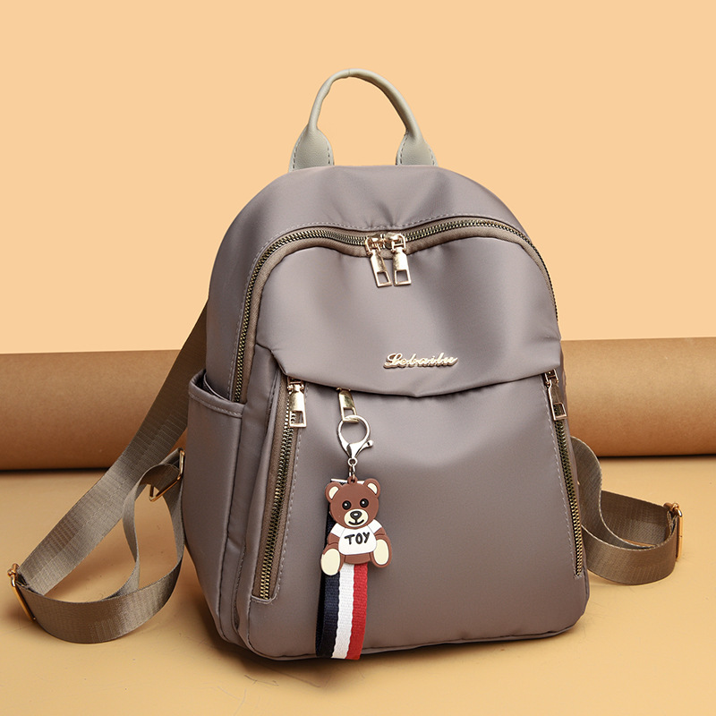Solid Color Casual Daily Women's Backpack display picture 3