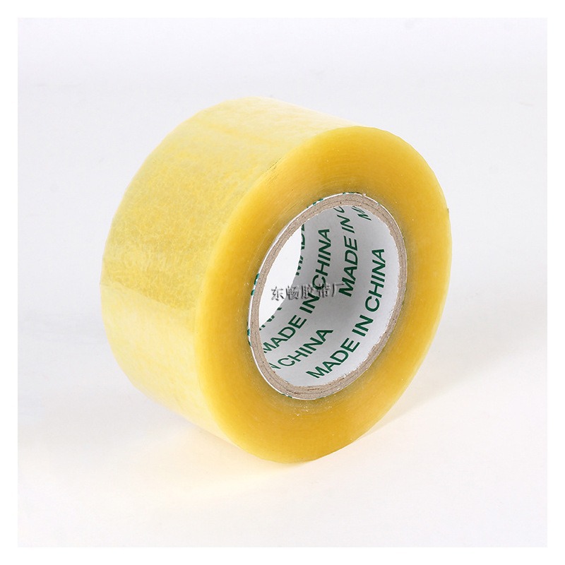 Los fabricantes empaquetan cinta transparente, pegamento de sellado de caja completa, papel de pegamento de sellado expreso de comercio electrónico, pegamento transparente de pegajosidad fuerte al por mayor