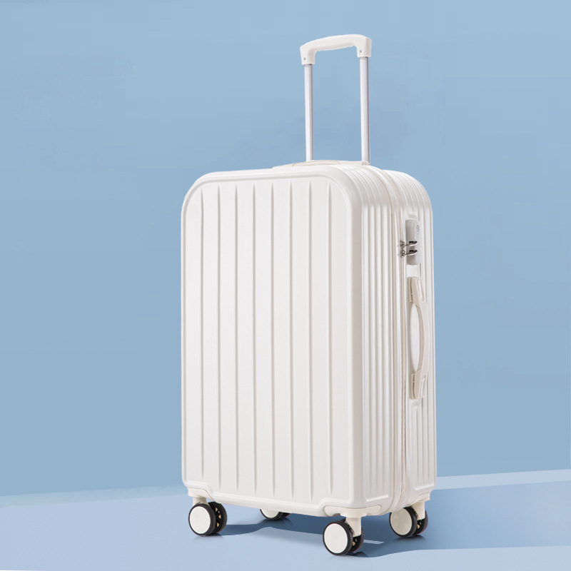 Maleta de tracción para hombres de viaje contraseña maleta de cuero de gran capacidad maleta para mujeres nuevo color gradiente estudiantes de alto valor facial