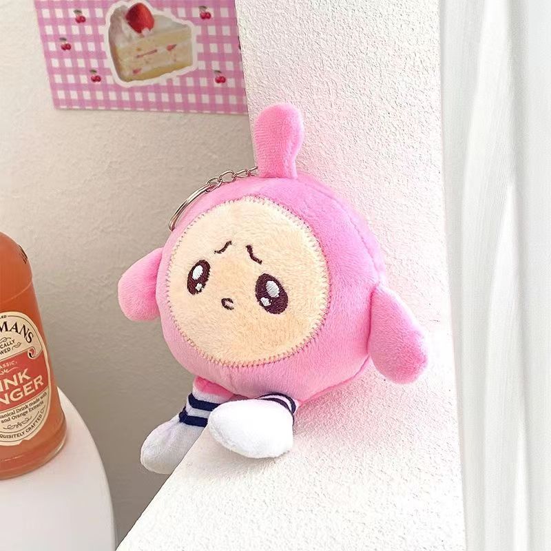 말하는 핑크 에그를 누르십시오