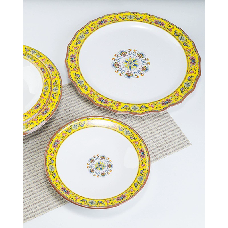 Creative plastic tableware for hotel, set, Chinese style