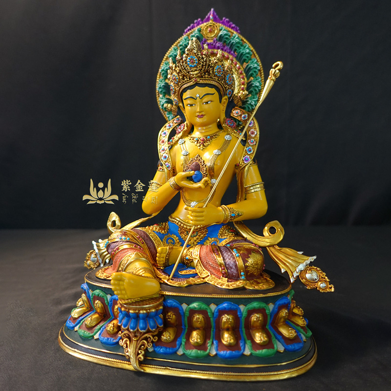 紫金蓮ネパールチベット工芸蔵伝密宗彩色画21度母純銅手彫り|undefined
