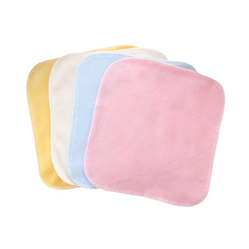 Wholesale newborn baby wash towel velvet towel multi-purpose small square 20*20 handkerchief optional color