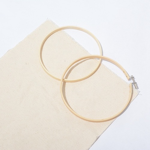 Bamboo stretcher, bamboo embroidery hoop, adjustable cross-stitch bamboo support tool, crafts, DIY wedding scenery decoration materials