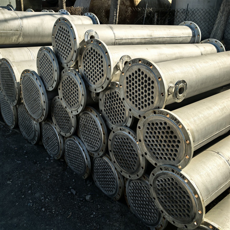 出售不锈钢列管式冷凝器工业强制循环换热器多管程不锈钢冷凝器