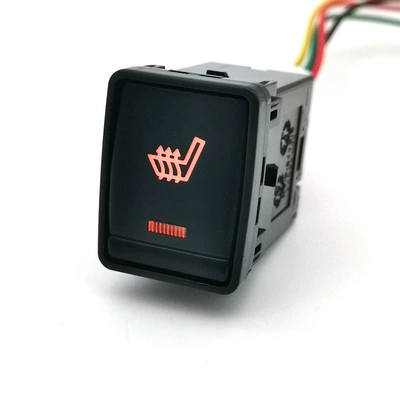 Suitable for Nissan X-Trail Led Parking Radar Volume Music View Garage Fan Modification Switch with Cable (Other Automotive Interior Supplies) - seat-heating-switch-tail-line