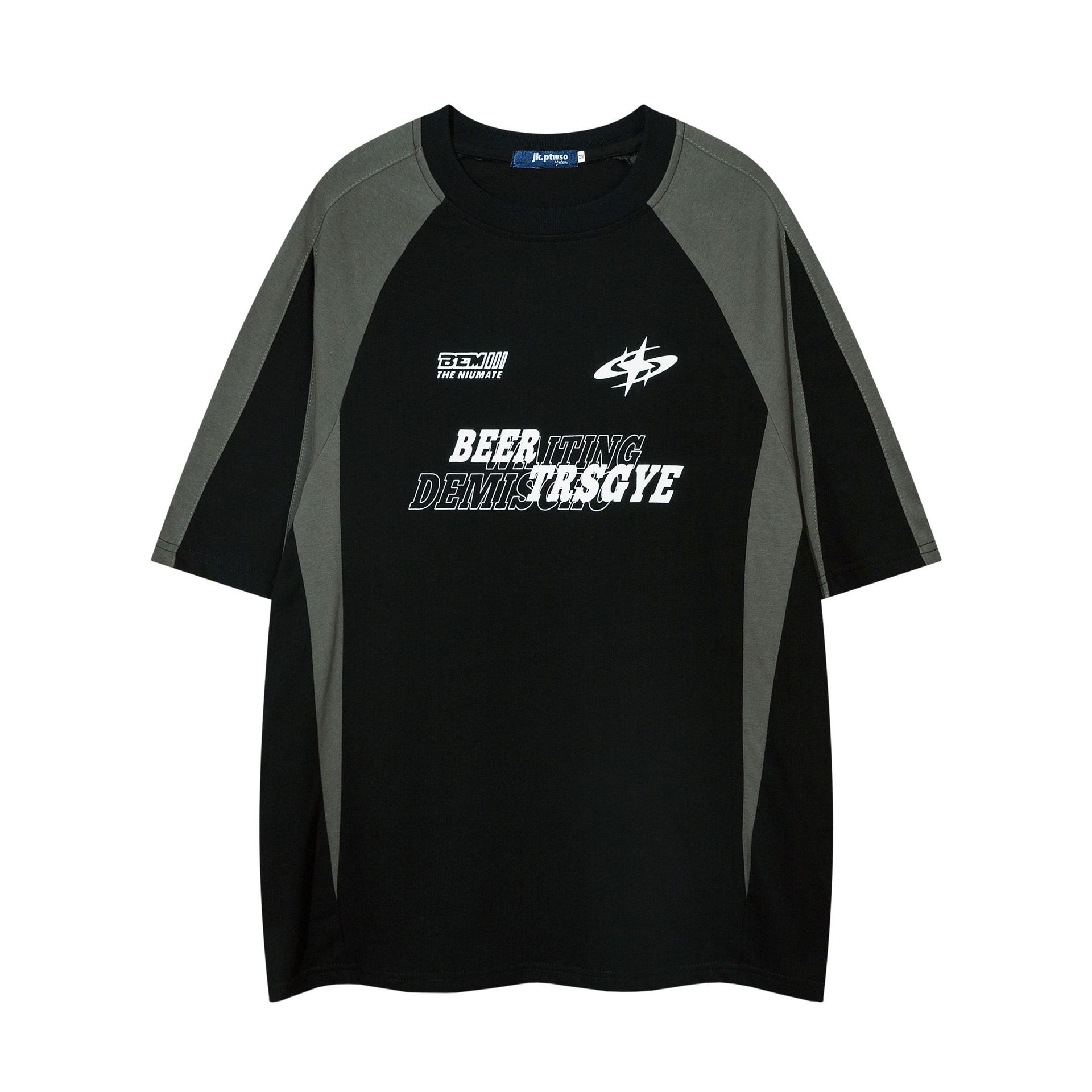 Summer retro short sleeve T-shirt for men and women