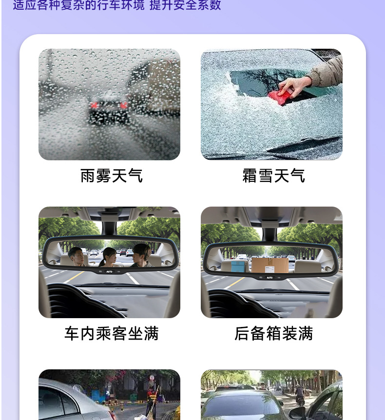 Four-channel dashcam, new 4K high-definition model, with WiFi 6, starlight night vision, and 360-degree recording ° Panoramic view with a wide-angle fisheye lens