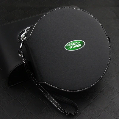 Car Disc Storage Bag, Car Multimediya və saxlama aksesuarları - land-rover-round-cd-bag-silk-screen-logo-style