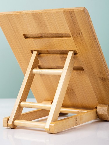Environmentally friendly creative mobile phone stand office desktop learning tablet phone bamboo desktop stand lazy base
