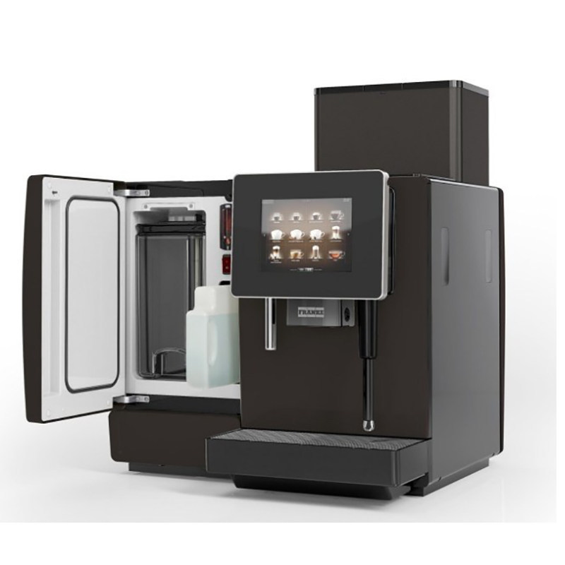 Swiss FRANKE A600 fully automatic coffee machine with dual bean hoppers and one-touch specialty coffee function Swiss FRANKE A600 fully automatic coffee machine with dual bean hoppers and one-touch specialty coffee function