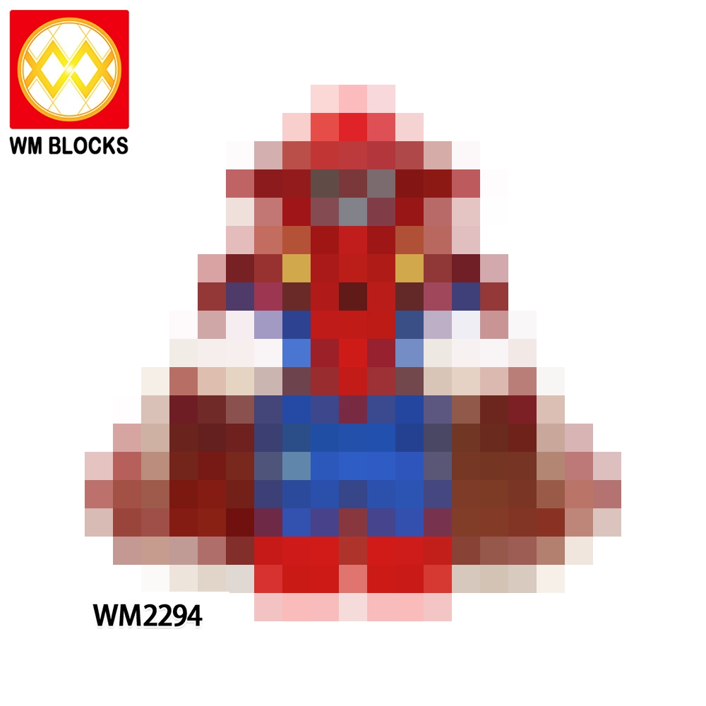 Товар для внешней торговли WM6132, сборные игрушки по ТВ‑и‑фильмам, пазл‑фигурки в пакетах, строительные блоки