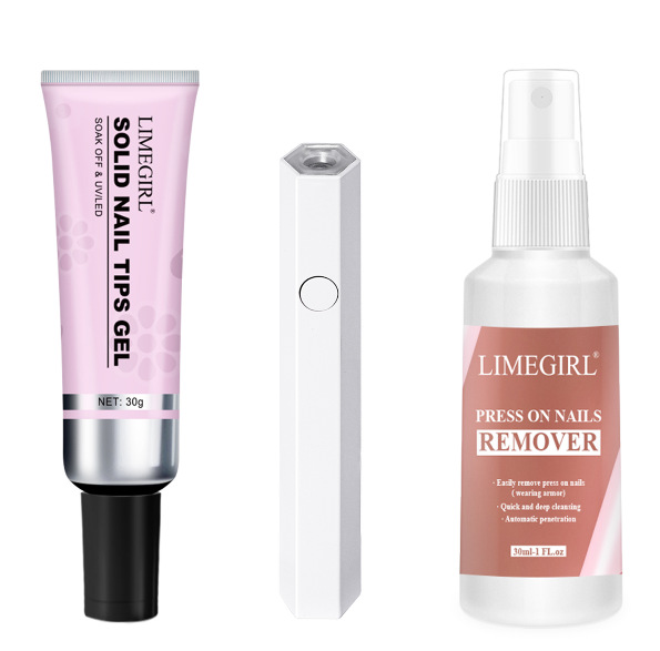 Parches adhesivos de gel para uñas, herramientas portátiles populares transfronterizas para manicura. 	 Spray removedor de esmalte de uñas sólido