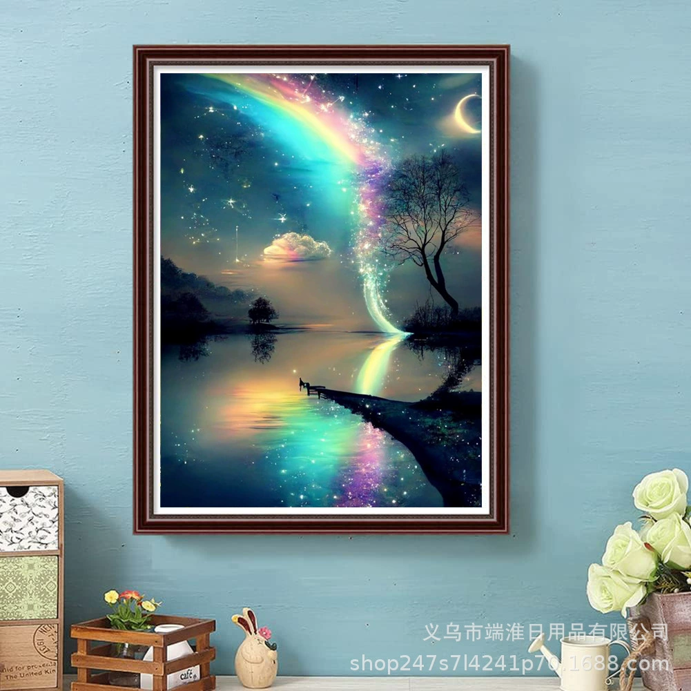 Сансуй, мозаика,Diamond encrusted, DIY