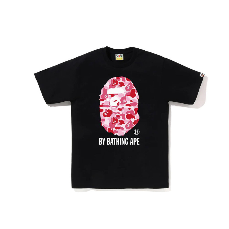 日系潮牌bape半袖寝猿迷彩猿人頭プリント夏tシャツカップルカジュアルスポーツ半袖ショートT|undefined