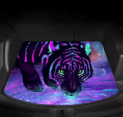 Leather Cartoon Trunk Mat, Trunk Mat - 1-63-color-2-75100cm-crystal-velvet-standard-version