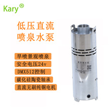 直流喷泉泵 24v低压10吨20吨大流量不锈钢景观喷泉直流无刷旱喷泵