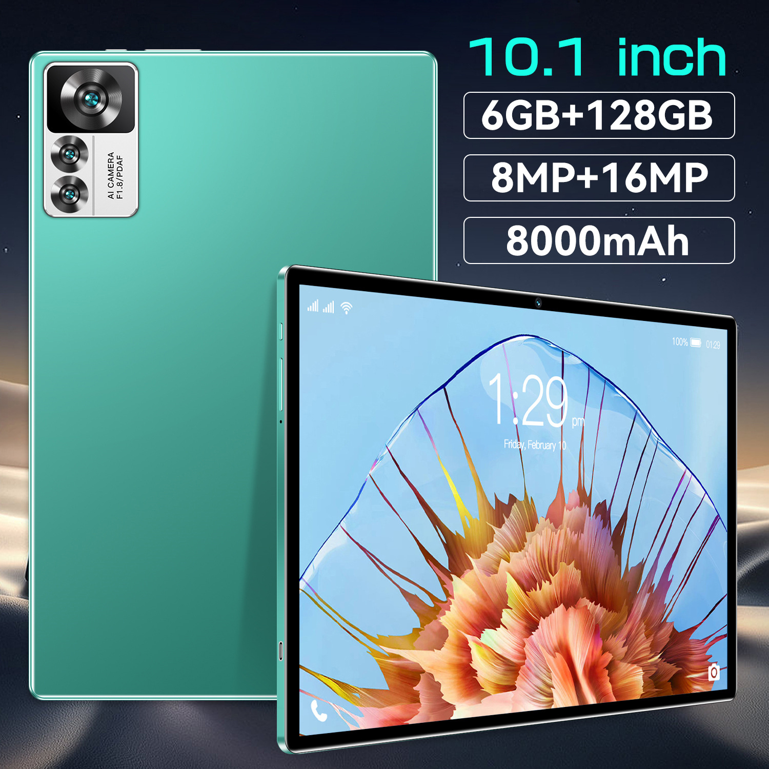 12S Pro Tablet Real 5g Card Plug-In Full Netcom Google Three-Piece Set Independent App Download Wifi+Sim Card