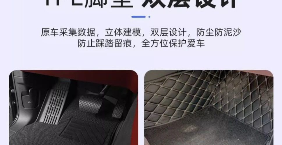 Cayenne car floor mats, Porsche Cayenne floor mats, upTPE model, fully specialized for new energy vehicles, ecoenne11 black