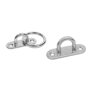 Undertake Door Buckle Fixed Buckle Door Handle 316 304 Door Loop Door Buckle Marine Eye Plate Pull Ring Rigging Spreader Processing