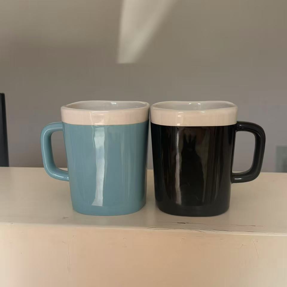 Fabricantes de tazas de cerámica personalizadas al por mayor suministro directo de comercio exterior 11oz impresión LOGO taza de sublimación de transferencia de calor hueso taza de agua de porcelana