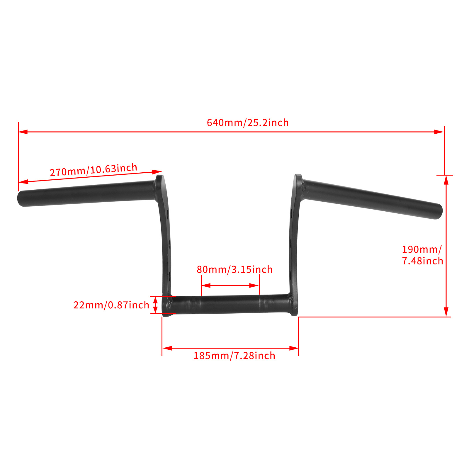 Motorcycle handlebar modified faucet X48/1200 handlebar retro modified direction handlebar Harley modified handlebar