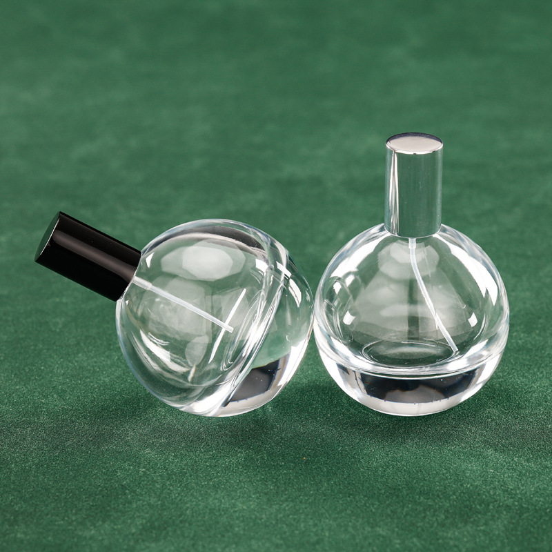 Inventario al por mayor 75ml de material blanco de vidrio de perfume fragrante botella 15 botella vacía de cosméticos spray