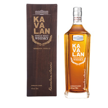 中国台湾金车噶玛兰KAVALAN经典单一麦芽威士忌烈酒洋酒700ml