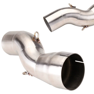pipe modified tail full – Exhaust pipe - middle-section-wrigley-all-black-double-out