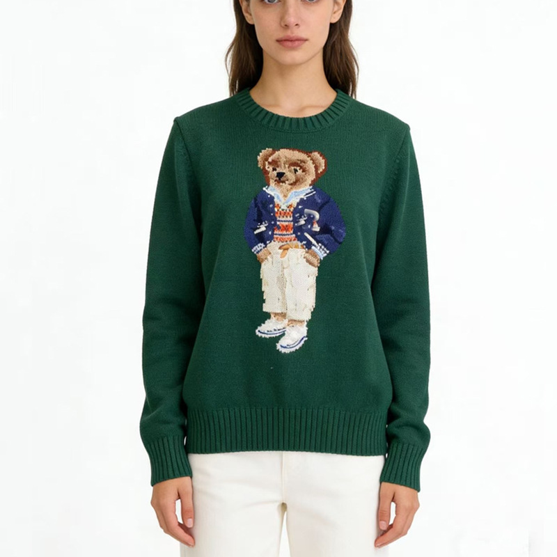 Ready Stock, Cross-Border Hot Item, Long-Term Availability, Branded Cartoon Bear Autumn and Winter Thin Sweater for Women, Factory Wholesale Ready Stock, Cross-Border Hot Item, Long-Term Availability, Branded Cartoon Bear Autumn and Winter Thin Sweater for Women, Factory Wholesale