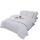 Hotel hotel linen pure white bed sheet quilt cover three four-piece set homestay full set of quilt bed pad seven eight-piece set