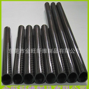 东莞金旺供应高强度3K碳纤维管112*96mm 大口径碳纤维管