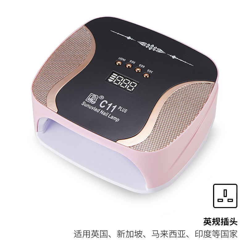 Lámpara de manicuras de alta potencia 188W tienda de manicuras transfronteriza especial de manicuras de luz de terapia de almacenamiento de energía de diamante tipo de lámpara de pegamento de manicuras