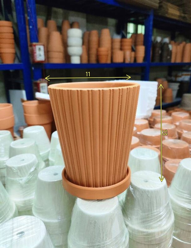 赤い陶器の植木鉢、吸水性、通気性、根腐れしない粘土トレイ、浮遊粘土ポット、大型の緑の植物多肉植物ポット|undefined