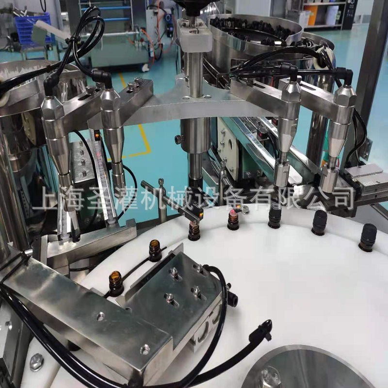 5毫升西林瓶液体敷料灌装机10ml精油瓶灌装旋盖机滴剂灌装设备