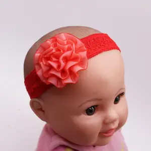 Korean style children's hairbands and hair accessories, baby headbands, lace bows, girls' hair accessories, headbands, trendy children's hairbands