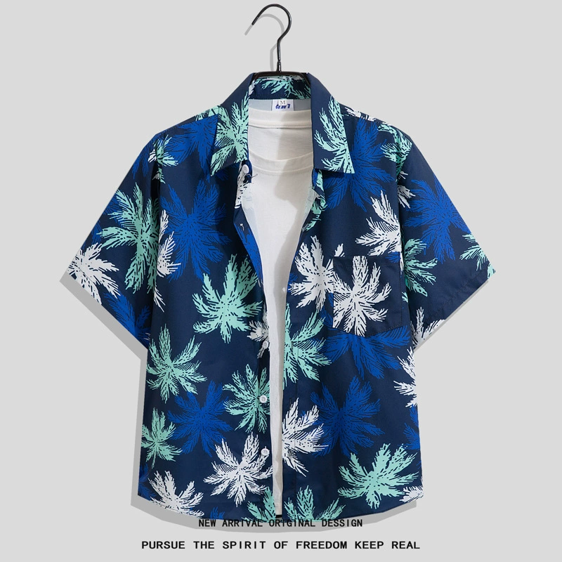 Рубашка Summer oversize хип‑хоп короткий рукав, унисекс, свободный крой (размеры до 4XL)