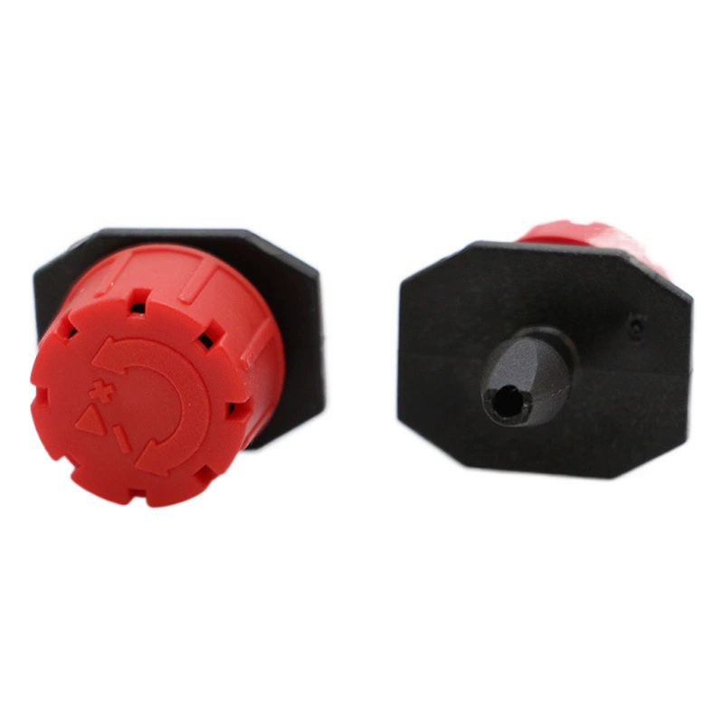 Маленькая красная шапочка с восемью отверстиями капельница красная регулируемая капельница с регулируемым потоком