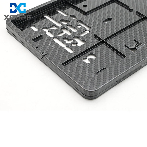 Export European carbon fiber license plate holder European standard license plate holder European plastic license plate frame PP plastic license plate frame