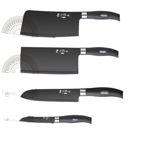 Anti-rust complete kitchen knife set including chef's knife, bone knife, fruit knife, home stainless steel kitchen knife combination set