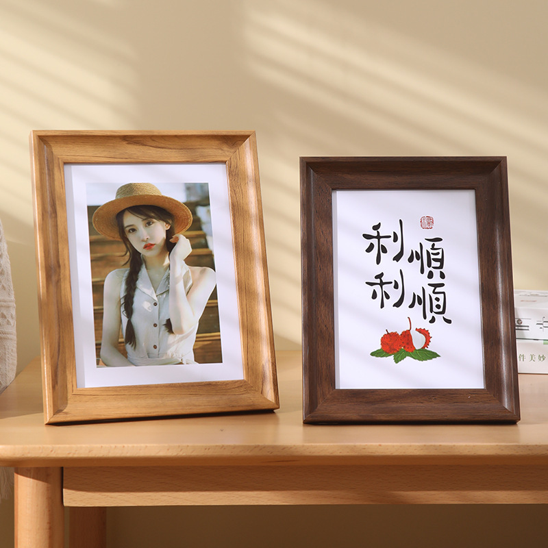 American simple photo frame wholesale 6-inch 7-inch 8-inch 10-inch studio wedding photography photo frame A4 Art word picture frame