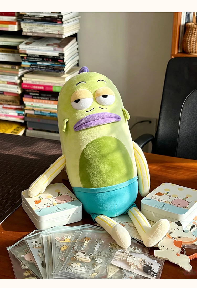New ugly fish plush pillow, funny silly fish stuffed toy, wholesale pillow doll decoration