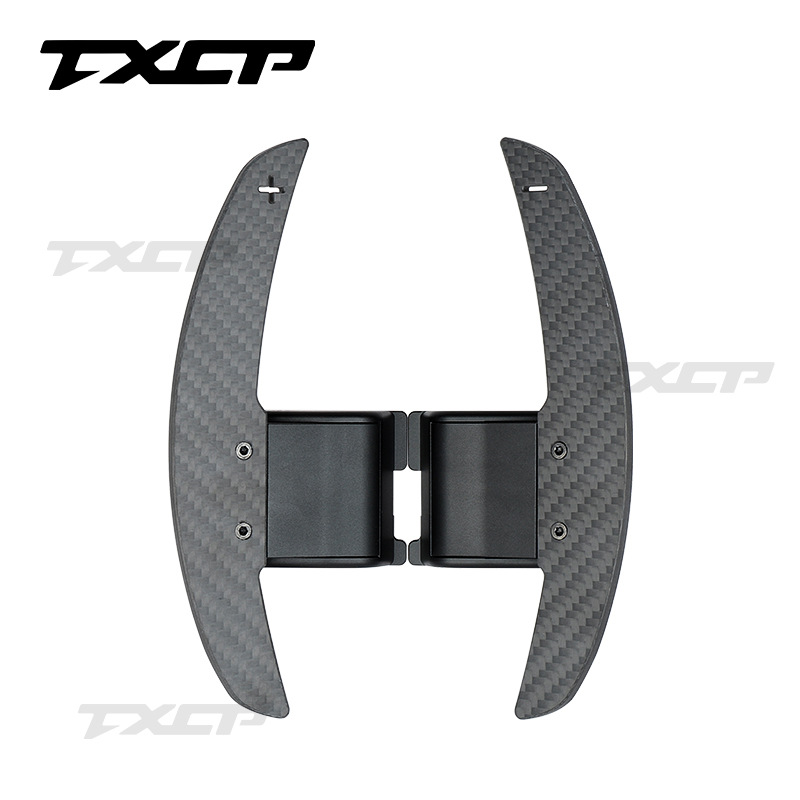 Suitable for Ford 2015-2023 Mustang car interior accessories steering wheel carbon fiber magnetic shift paddles