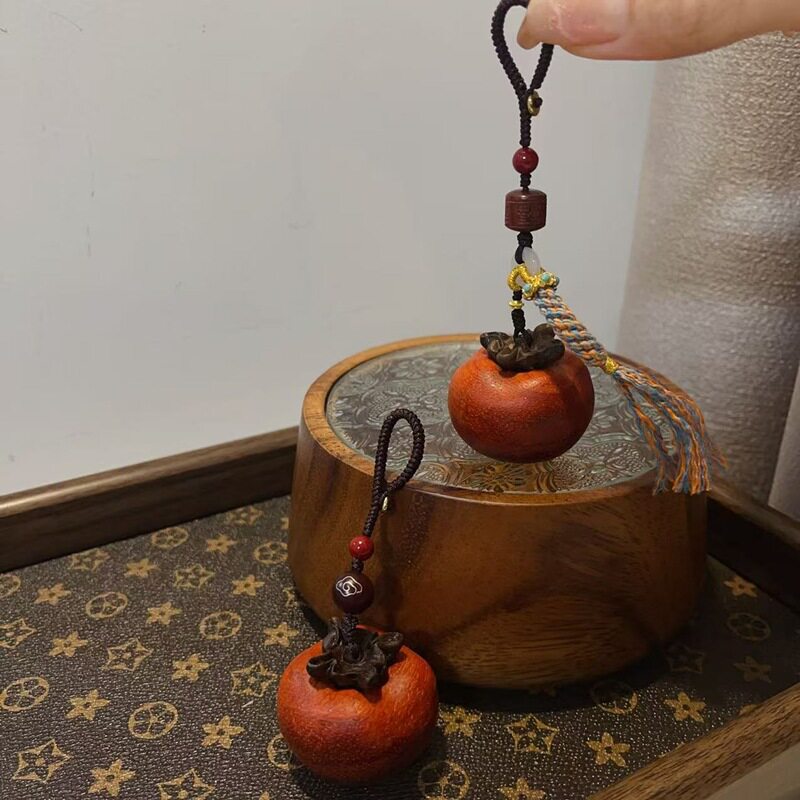 Everything Goes Well, Persimmon Hand-Held Ornament, Keychain, Decorative Gift, Hanging Ornament, Keychain Everything Goes Well, Persimmon Hand-Held Ornament, Keychain, Decorative Gift, Hanging Ornament, Keychain