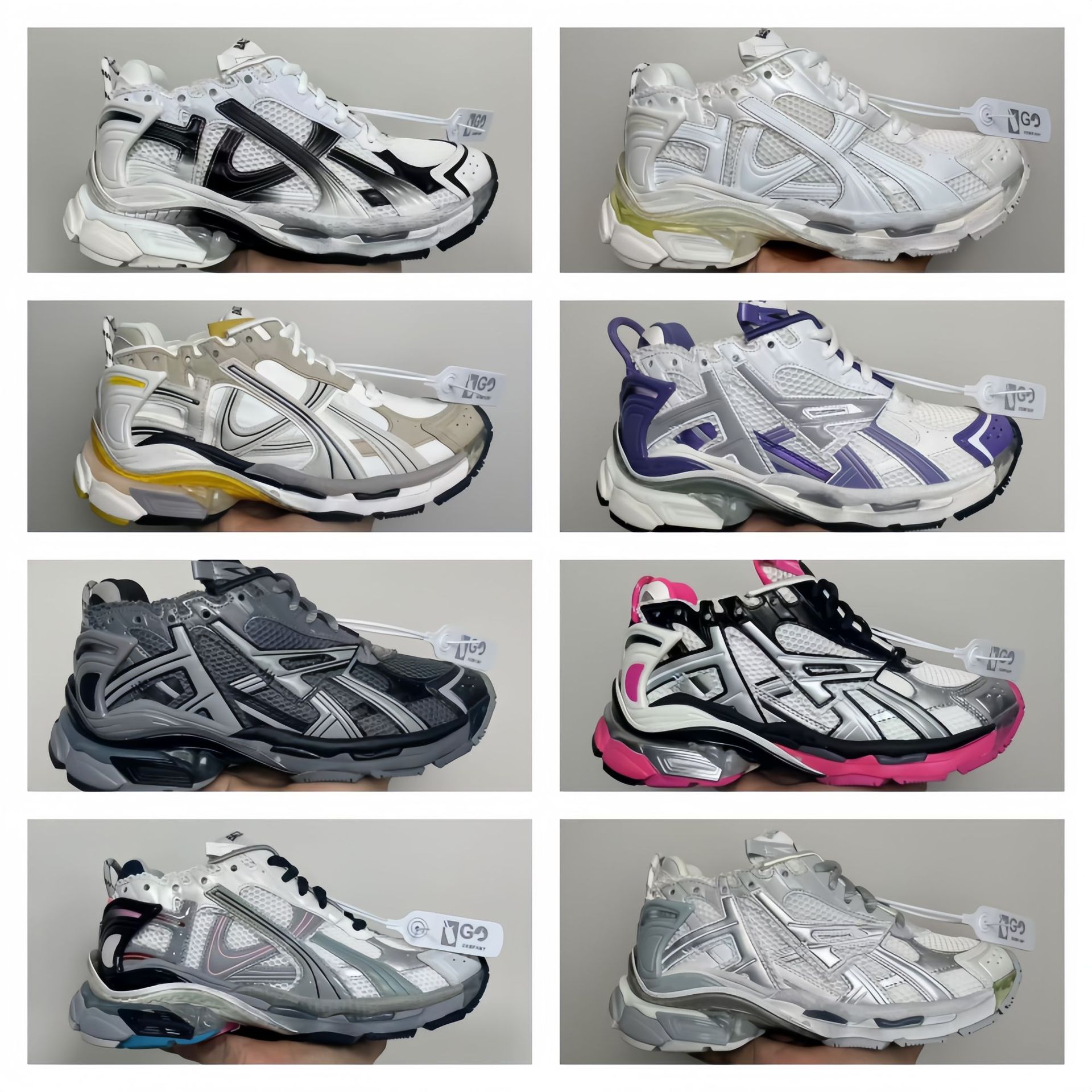 跨境branded shoes高定版B家老爹巴黎七代慢跑鞋RUNNER外贸运动鞋