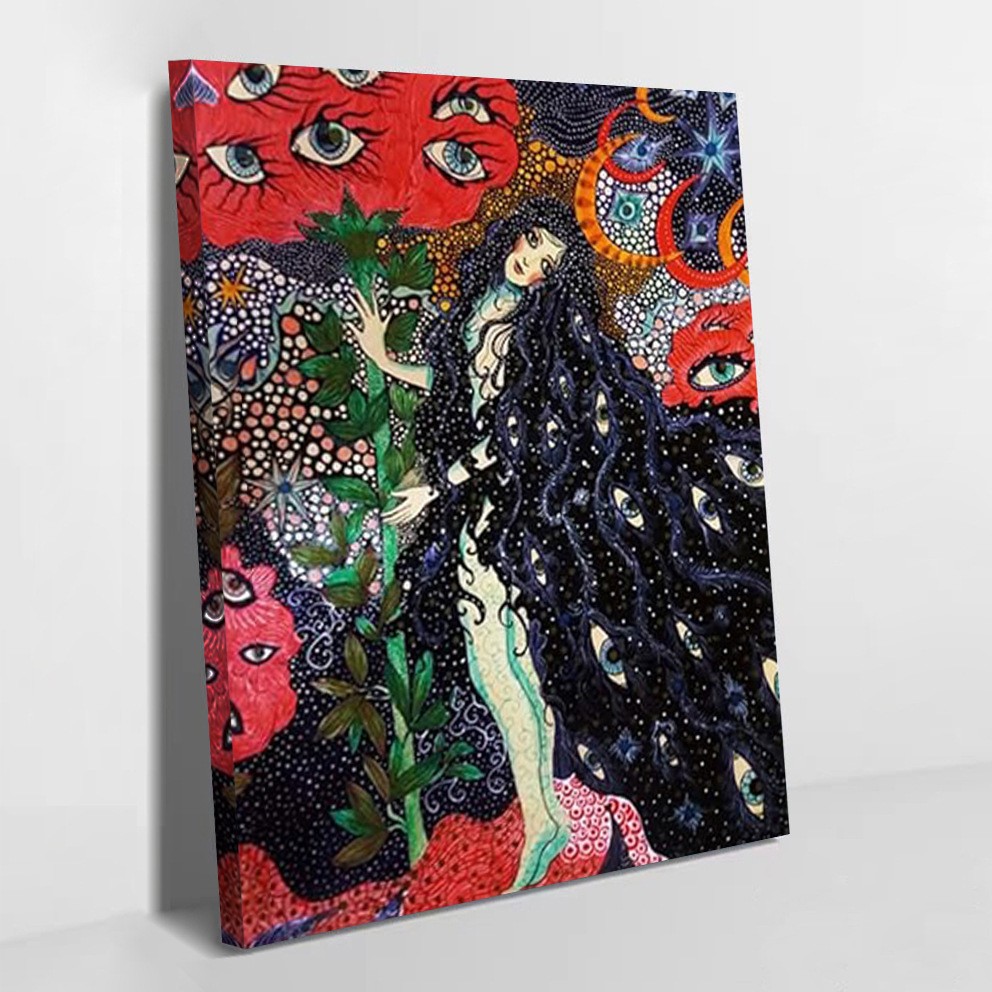 프레임리스 페인팅 완성품 B (소나무 내부 프레임 + 컬렉션 등급 캔버스 + EPSON 오리지널 잉크 잉크젯 프린팅)